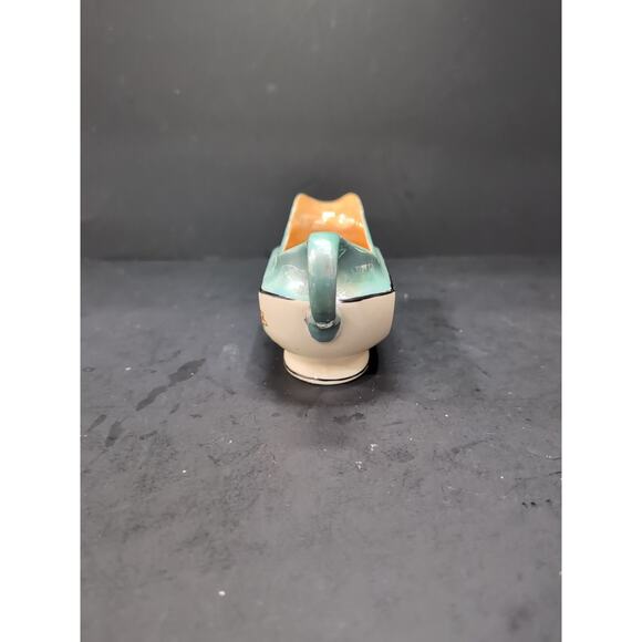 Japanese‎ Hand-Painted Lusterware Pitcher, Creamer, Vintage Serveware, Art Deco - Picture 4 of 8